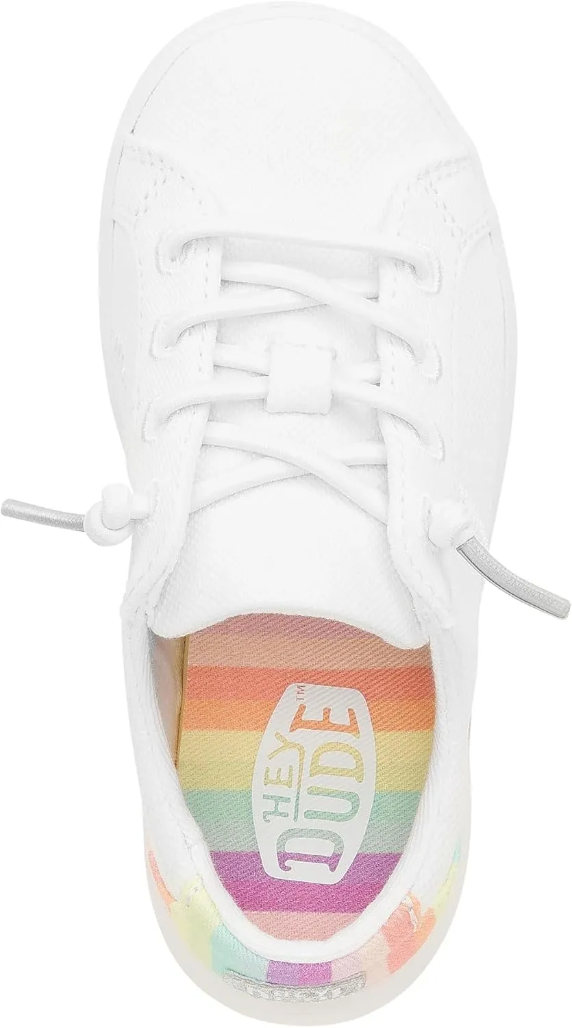 Hey Dude Kids Karina Sparkle (Toddler) - Sneakers for Kids - Cotton Lining - Cushioned Insole - Rubber Outsole