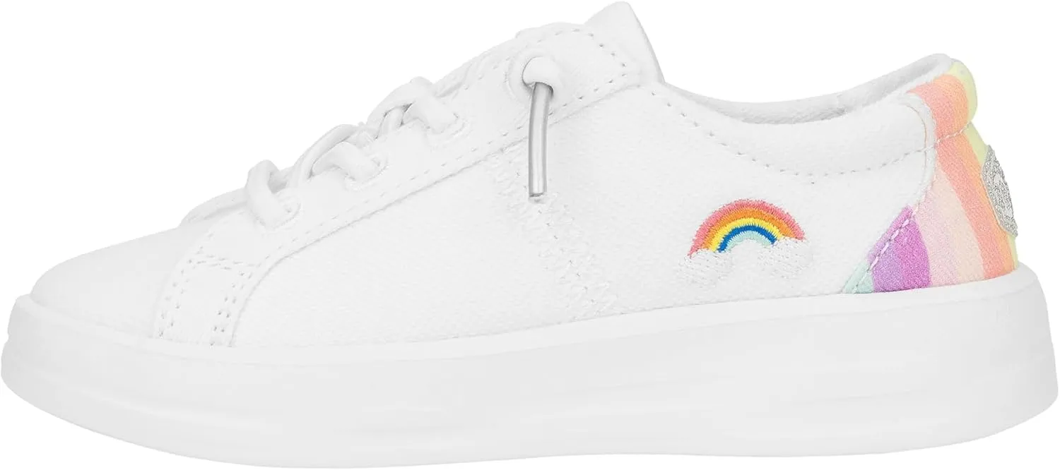 Hey Dude Kids Karina Sparkle (Toddler) - Sneakers for Kids - Cotton Lining - Cushioned Insole - Rubber Outsole