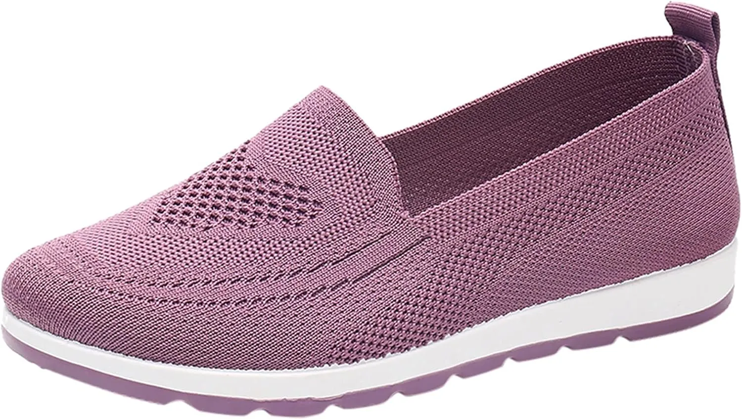 Loafers for Women Comfort Slip On Walking Shoes Wide Width Casual Sneaker Knit Dressy Comfortable Business Work Flat𝐬