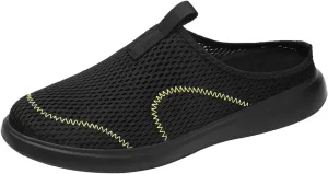 Men's Orthopedic Walking Shoes Sneakers for Men 2025 Casual Mesh Summer Slip-On Breathable Shoe Closed Toe Slingback Solid Color Slides for Indoor and Outdoor