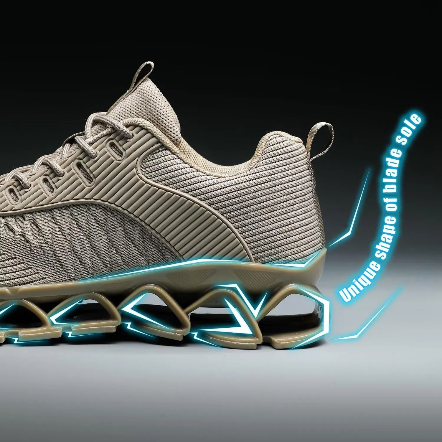 Men's Running Shoes Blade Tennis Walking Casual Fashion Sneakers Breathable Non Slip Gym Sports Work Athletic Trainers