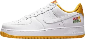 Nike Air Force 1 Low Retro QS West Indies Men's Shoes (DX1156-101, White/University Gold) Size 7