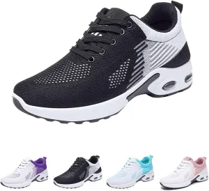 Orthopedic Sneakers for Women Arch Support Walking Shoes Comfortable Slip On Running Shoes Mesh Air Cushion Sneakers