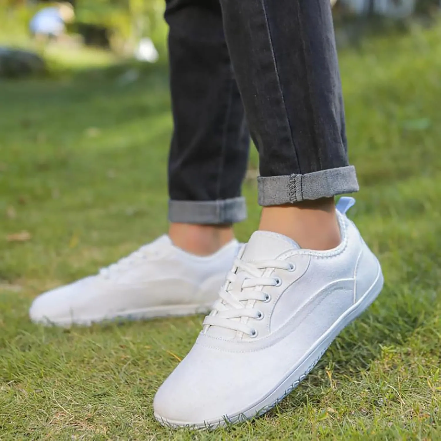 Womens Walking Sneakers Barefoot Shoes Women Men's Wide Minimalist Barefoot Sneakers Loafers for Women Casual Womens Loafers Wide Width Slip On Sneakers Men Wide Width